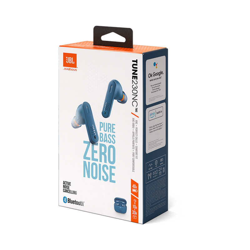 JBL Tune 230NC TWS - Blue - True wireless noise cancelling earbuds - Detailshot 10 image number null